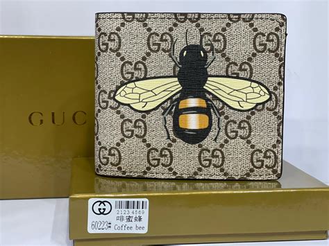 gucci wallet with gold bees|gucci bee wallet review.